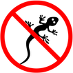 Electric repellent for lizards
