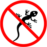 Electric repellent for lizards Zeichen