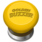 Golden buzzer button ícone