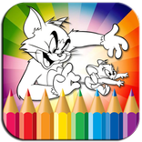 Coloring Book Tom and Mouse