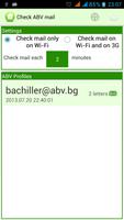 Check ABV emails Cartaz