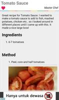 Tomato Sauce Recipes capture d'écran 2