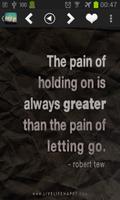 برنامه‌نما Letting Go Quotes Wallpapers عکس از صفحه