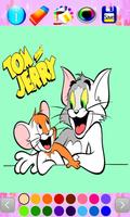 tom and jerry coloring syot layar 1