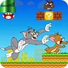 Adventure Tom and Jerry:tom run and jerry jump icône
