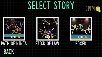 Stickman Kung Fu - Ninja Warriors Fight Games screenshot 1