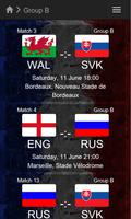 Euro 2016 France Schedule capture d'écran 2