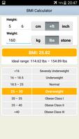 BMI Calculator ภาพหน้าจอ 1