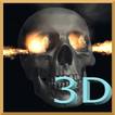 3D Skull Fire Wallpaper