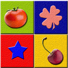 Fruits Vegetables Color Shapes icône