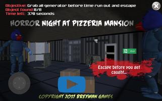 Horror Night at Pizzeria Mansion poster