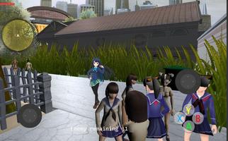High School Gandere Girl Sim 2 imagem de tela 1