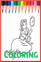 Coloring Princess Affiche