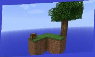 Map Sky Block  For MinecraftPE poster