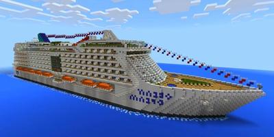 Ocean Dream Cruise Ship mcpe Affiche