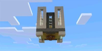 Controllable Flying House MCPE Affiche