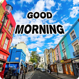 Guten Morgen um die Welt Zeichen