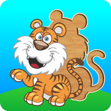 Cute puzzles - game for kids + icon