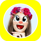 Flower Filters Crown Snapchat icône