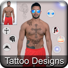 Tattoo editor app on my photo icône