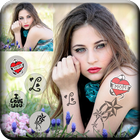 Tattoo on my photo for girls and boys icône