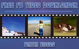 Free FB Video Downloader capture d'écran 1