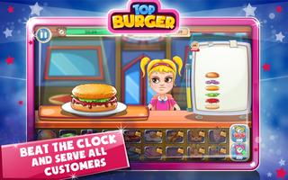 Top Burger Chef: Jeux de Cuisine Hamburger capture d'écran 1