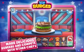 Top Burger Chef: Jeux de Cuisine Hamburger capture d'écran 3