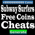 Cheats Subway Surfers Coins icon