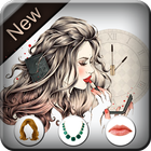 Girl Photo Editor - Hairstyle for woman ikona