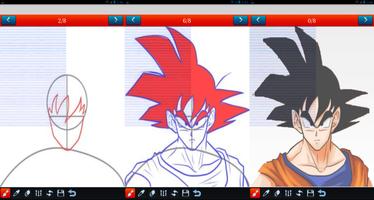 How to draw Dragon Ball Z DBZ screenshot 2