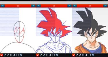 How to draw Dragon Ball Z DBZ Screenshot 2