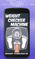 Weight Machine Scanner Prank-poster