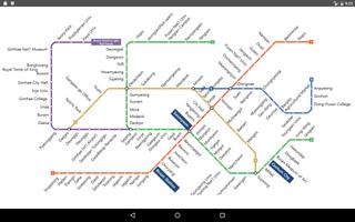 Busan Metro Map 2017 capture d'écran 3