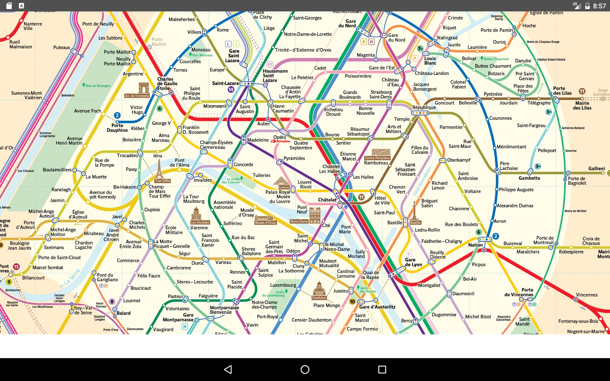 Paris RER 2017 Map Screenshot 2.