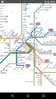 Rome Subway 2017 Map poster