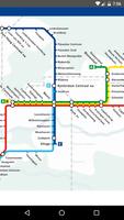 Rotterdam Metro Map 2017 poster