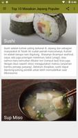 Top 10 Masakan Jepang Terpopuler screenshot 1