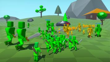 Doodle Fight Battle Simulator постер