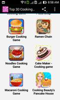 Top Cooking Games پوسٹر