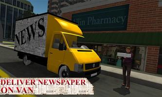 News Paper Delivery Boy Sim poster