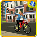 Newspaper Cycle Delivery Girl APK