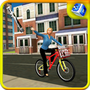 Newspaper Cycle Delivery Girl aplikacja