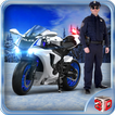 Offroad moto polizia guida