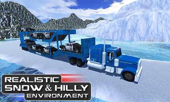 Offroad Police Car Transporter screenshot 1