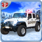 Offroad Polizei-Jeep-Simulator Zeichen