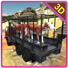 Transporter Truck Farm Animals آئیکن