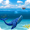 Blue Whale Swim Life Simulator – Deep Sea 3D Game
