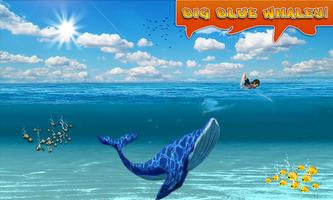 Blue Whale Swim Life Simulator – Deep Sea 3D Game capture d'écran 3