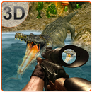 3D憤怒的鱷魚獵人卡 APK